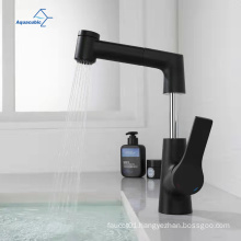 New Design Single Handle Mixer Tap Basin Bar Sink Faucet Matte Black Brass Two Modes Lavatory Faucet